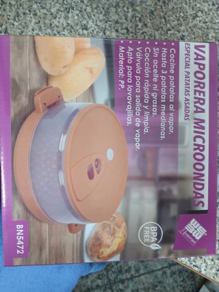 Vaporera Microondas Patatas Asadas