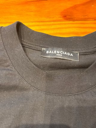 Camiseta Balenciaga Talla S Negra