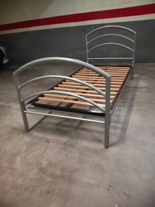 Cama individual 90cm con somier