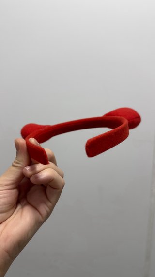 Diadema de diablo roja