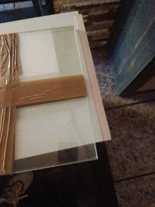 Estante de cristal de vitrina