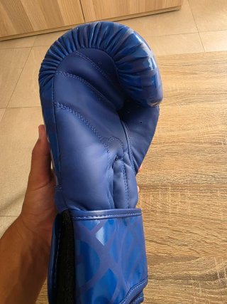 Guantes Boxeo Venum 14 oz y Manoplas Mytra