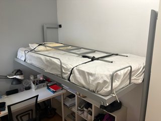 Cama Litera Plegable Sellex 80x190 Gris