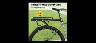 Portaequipajes Trasero Universal Bicicleta