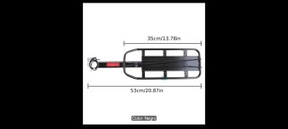 Portaequipajes Trasero Universal Bicicleta