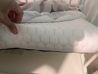 Minicuna y colchón de la marca ecus (mimo peti)