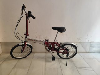 Bicicleta Plegable Monty Roja F18