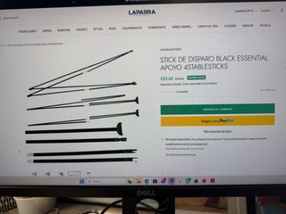 Stick de disparo Black Essential 4STABLESTICKS