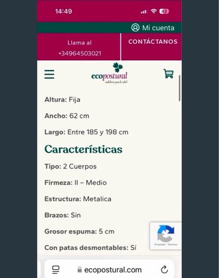 Camilla Ecopostural polipiel