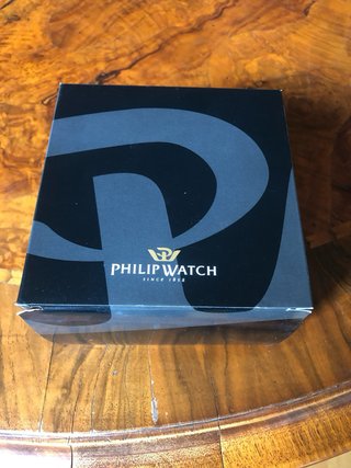 Philip Watch Cronografo Blu Argento