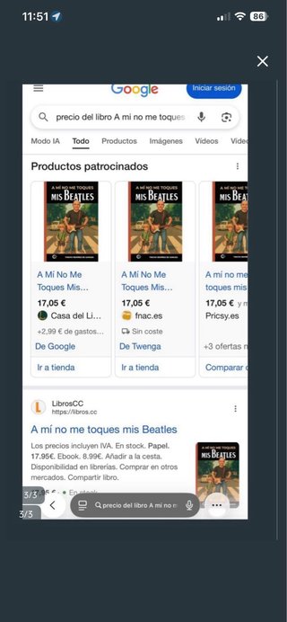 Libro A mí no me toques mis Beatles
