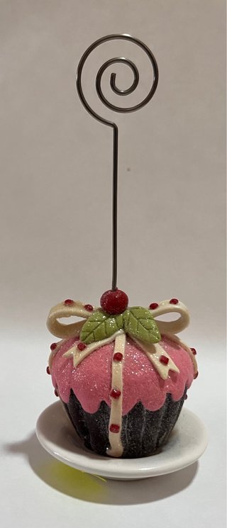 delizioso portafoto segnaposto a forma di cupcake