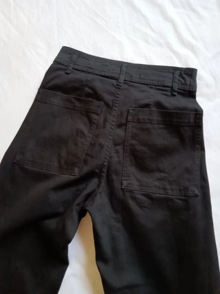 Jeans Zara neri vita alta