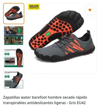 Zapatos de agua Saguaro barefoot varios modelos