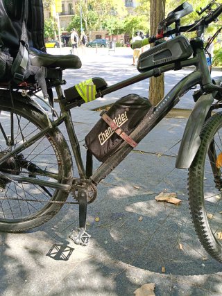 Bicicleta Uber Eats 30Ah 48V battare 500 Motor
