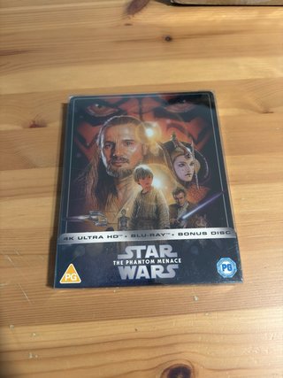 Blu-ray 4K UHD Trilogía Precuelas Star Wars