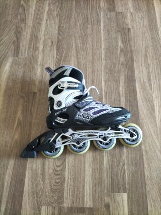 Patines Fila Máster DF Lila como nuevos