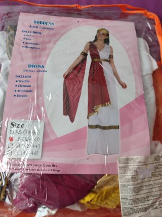 Disfraz Diosa Griega Mujer Talla S