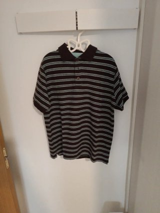 Polo hombre manga corta rayas Talla S
