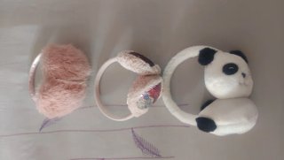 Conjunto invierno niña: bufanda, gorro y orejeras