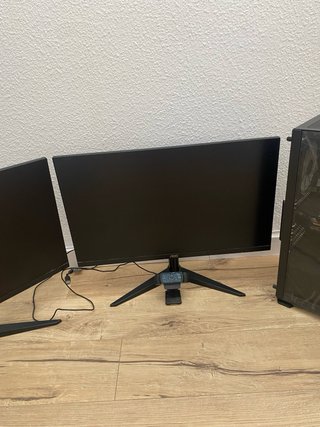 PC Gaming + 2 Monitores IPS 24” + Webcam