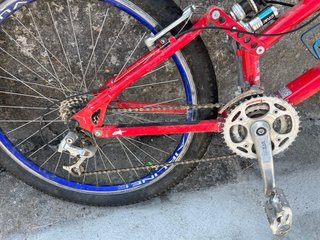 Bicicleta MTB Roja