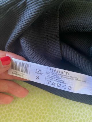 Maglietta Nera Corta Terranova