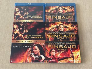Colección Los Juegos del Hambre Blu-ray