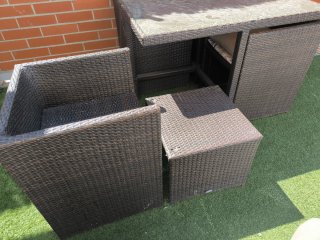 Mesa de jardín