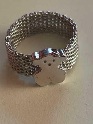 Anillo Tous Oso Plata Ajustable no ea original