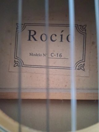 Guitarra Española Rocio Modelo C-16