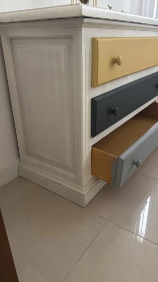 Cómoda de pino 3 cajones
