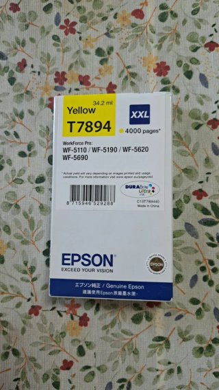 Cartucho T7894 Amarillo XXL 4000 páginas