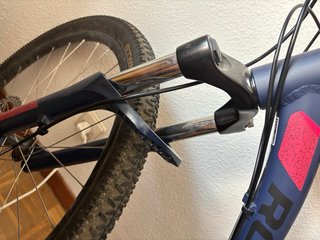 Bicicleta Montaña Rockrider Talla M y accesorios