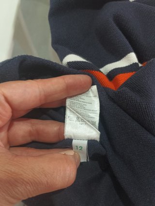 Polo Lacoste Rayas Talla L/XL