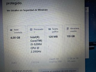 Portátil HP EliteBook 820 G2 i5 Win 10