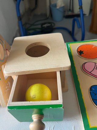Lote 4 Juguetes Madera Montessori