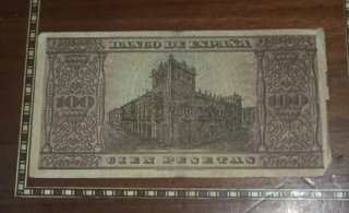 Billete 100 Pesetas Banco de España 1938