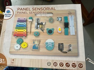 Panel Sensorial Madera Mundo Diver 18+ Meses