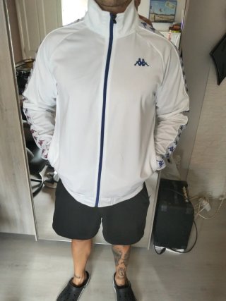 Chaqueta Kappa Blanca Talla L