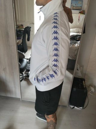 Chaqueta Kappa Blanca Talla L