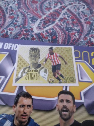 Cromo Extra Sticker Oro Nico Williams