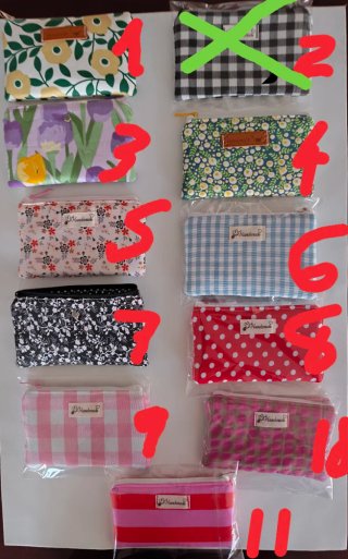 Neceser para bolso multicolor