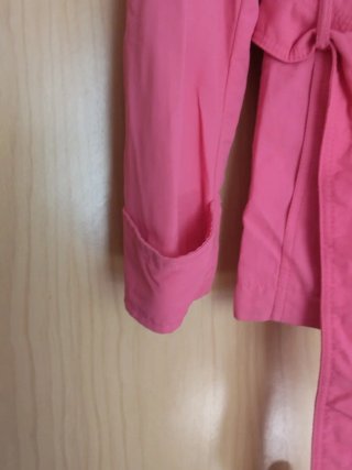 Gabardina Zara Mujer Fucsia Talla L