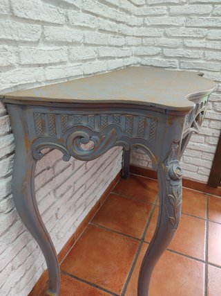 Mesa consola Arizona madera y piedra