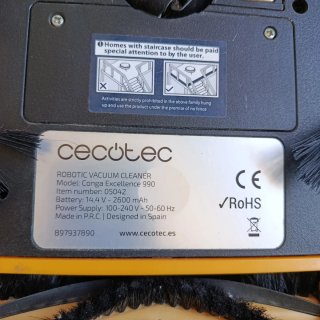 Robot Aspirador Conga Cecotec 990 Excellence