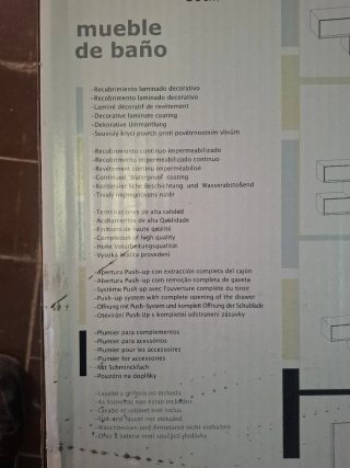 MUEBLE BAÑO ILLINOIS IKEA BLANCO NUEVO A ESTRENAR