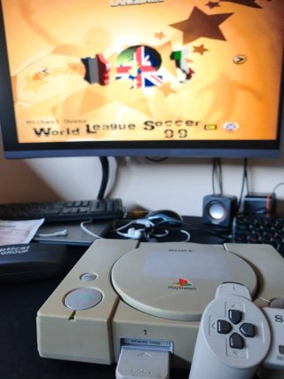 Sony PlayStation PS1 SCPH-9002 + Controller NO AV
