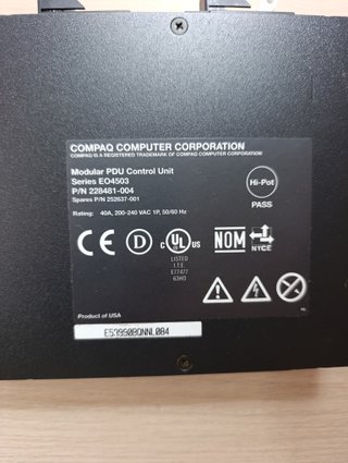 Pack Compaq Modular PDU EO4503 + 2 Extension Bars