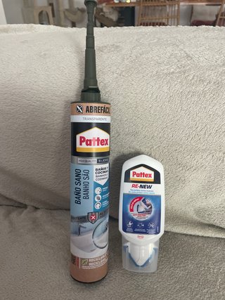 Lote Silicona Pattex Transparente Baños y Cocinas